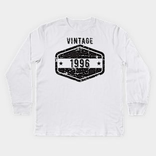 Vintage 1996 Kids Long Sleeve T-Shirt